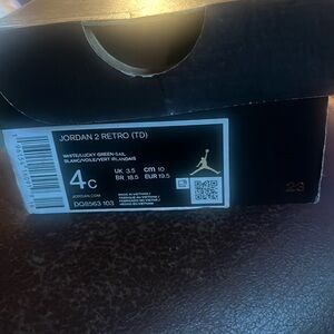 Brand new never worn size 4C Jordan 2 Retro